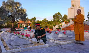 Tri ân các anh hùng liệt sĩ nhân kỷ niệm 96 năm Ngày thành lập Đảng