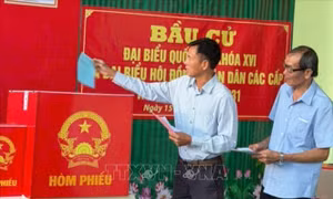 Cử tri Đồng Nai từ vùng biên giới đến khu công nghiệp nô nức đi bầu cử