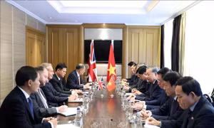 Tổng Bí thư Tô Lâm gặp ông Tony Blair