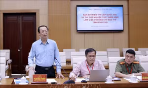 Kiểm tra công tác chuẩn bị Kỳ thi tốt nghiệp Trung học phổ thông năm 2026 tại Phú Thọ