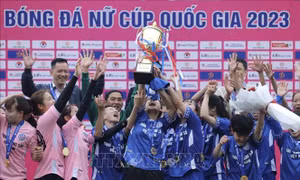 Câu lạc bộ Than Khoáng sản Việt Nam giành Cúp Bóng đá nữ Quốc gia 2023