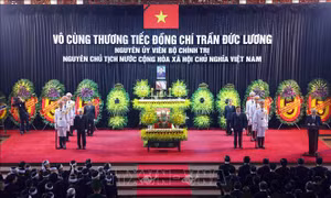 Điện, thư chia buồn nguyên Chủ tịch nước Trần Đức Lương từ trần