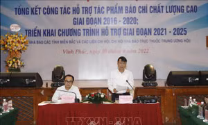 Hội Nhà báo Việt Nam hỗ trợ tác phẩm báo chí chất lượng cao giai đoạn 2021 - 2025