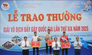 Bình Phước giành Nhất toàn đoàn Giải vô địch đẩy gậy quốc gia 