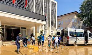 Tuổi trẻ Thủ đô tiếp sức Thái Nguyên và Lạng Sơn khắc phục hậu quả bão lũ