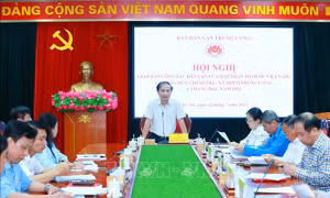 Công tác dân vận hướng về cơ sở, chăm lo và bảo vệ lợi ích hợp pháp của người dân