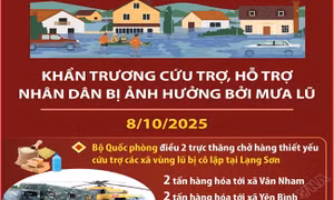 Khẩn trương cứu trợ, hỗ trợ nhân dân bị ảnh hưởng bởi mưa lũ