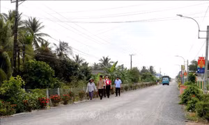 50 năm thống nhất đất nước: Xã anh hùng Mỹ Lộc tiên phong phát triển cánh đồng mẫu lớn