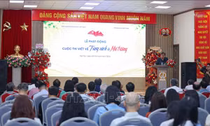 Phát động cuộc thi viết 'Trang sách và Mái trường'