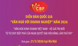 Thông tin về Diễn đàn Quốc gia 'Văn hóa với Doanh nghiệp' năm 2026