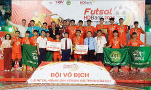 Trường Đại học Nông Lâm vô địch Giải Futsal HDBank Sinh viên khu vực TP Hồ Chí Minh năm 2025