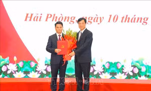Đồng chí Lê Ngọc Châu giữ chức Bí thư Thành ủy Hải Phòng