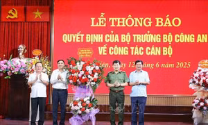 Đại tá Vũ Văn Đấu giữ chức Giám đốc Công an tỉnh Điện Biên
