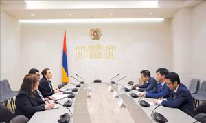 Tăng cường hợp tác giữa hai Văn phòng Quốc hội Việt Nam - Armenia