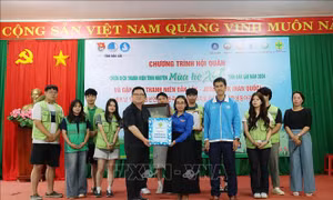 Đắk Lắk: Hội quân Chiến dịch Thanh niên tình nguyện Mùa hè Xanh năm 2024