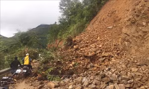Hà Giang: Nối lại giao thông từ trung tâm huyện Mèo Vạc tới 3 xã biên giới sau mưa lũ