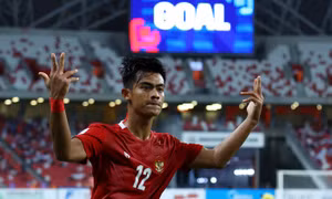 Tài năng trẻ Pratama Arhan (Indonesia) được ca ngợi trước trận gặp Việt Nam
