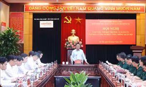 Đoàn kiểm tra, giám sát số 12 của Bộ Chính trị làm việc với Đảng ủy Tập đoàn Viettel