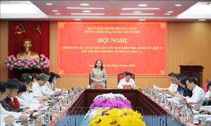 Phó Chủ tịch nước Võ Thị Ánh Xuân làm việc với Ban Thường vụ Tỉnh ủy Sơn La