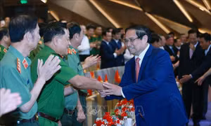 Thủ tướng Phạm Minh Chính dự Đại hội Thi đua 'Vì an ninh Tổ quốc' lần thứ 9