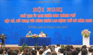 Giải quyết nhiều vấn đề thiết thực tại buổi đối thoại của Chủ tịch UBND thành phố Hà Nội với công nhân