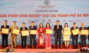 Hà Nội: 33 sản phẩm được công nhận sản phẩm công nghiệp chủ lực năm 2022