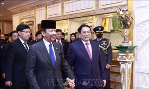 Thủ tướng Phạm Minh Chính hội đàm với Quốc vương Brunei Hassanal Bolkiah