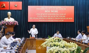 Công bố quyết định kiểm tra, giám sát đối với Ban Thường vụ Thành ủy TP Hồ Chí Minh