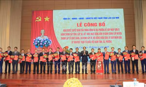 Công bố chính quyền địa phương 2 cấp: Thống nhất tư tưởng và nhận thức, phát huy sức mạnh của hệ thống chính trị