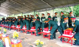 Quảng Trị: Phát hiện, quy tập 29 hài cốt liệt sĩ cùng nhiều di vật