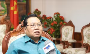 Chủ tịch Hội cựu chiến binh Lào ca ngợi chiến thắng lịch sử 30/4/1975