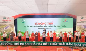 Khởi công nhà máy đốt chất thải rắn phát điện công suất 650 tấn/ngày