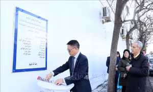 Trang trọng tưởng niệm các nhà báo Việt Nam và Algeria hy sinh ở Sóc Sơn năm 1974