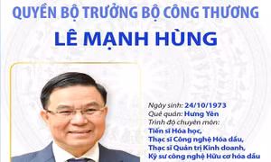 Quyền Bộ trưởng Bộ Công thương Lê Mạnh Hùng