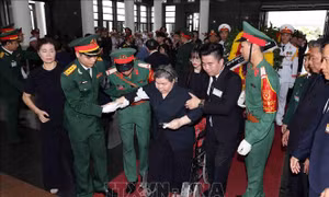Tiếp tục Lễ viếng Tổng Bí thư Nguyễn Phú Trọng