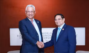 Thủ tướng Phạm Minh Chính làm việc với các tập đoàn và quỹ đầu tư phát triển công nghệ