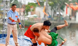 Giữ hồn thượng võ nơi sân vật Đền Trúc Lâm