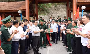 Thủ tướng Phạm Minh Chính thăm cửa khẩu Hữu Nghị, khảo sát một số dự án tại tỉnh Lạng Sơn