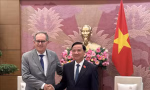 Phó Chủ tịch Quốc hội Nguyễn Khắc Định tiếp Đoàn Nhóm Nghị sĩ hữu nghị Pháp - Việt Nam