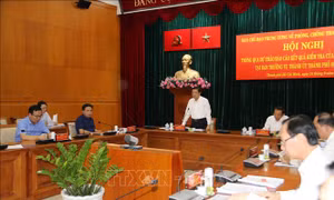 Đoàn kiểm tra của BCĐ Trung ương về phòng, chống tham nhũng, tiêu cực làm việc tại TP Hồ Chí Minh