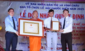 Lễ hội Phước Biển là Di sản văn hóa phi vật thể quốc gia