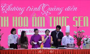 Tôn vinh nét đẹp, giá trị văn hóa của sen