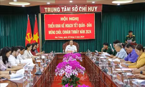 Sóc Trăng: Lần đầu tiên tổ chức Tết quân - dân nhân mừng Tết Chôl Chnăm Thmây