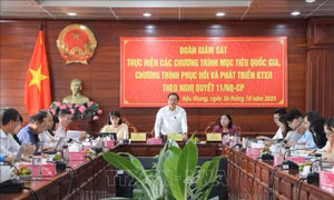 Hỗ trợ nhanh, đúng đối tượng cần vay vốn chính sách