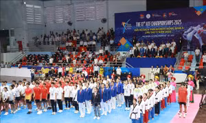 Giải vô địch Taekwondo Đông Nam Á 2025: Tôn vinh tinh thần hữu nghị và đoàn kết