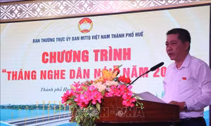'Tháng nghe dân nói': Chung tay xây dựng môi trường và đô thị Huế văn minh