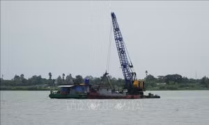 Tạm dừng khai thác mỏ cát phục vụ thi công cao tốc Cần Thơ - Cà Mau