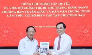 Trưởng Ban Tuyên giáo và Dân vận Trung ương: Xây dựng Tạp chí Cộng sản thực sự là cơ quan lý luận chính trị hàng đầu