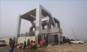 Cửa khẩu biên giới Rafah ở Gaza đóng cửa