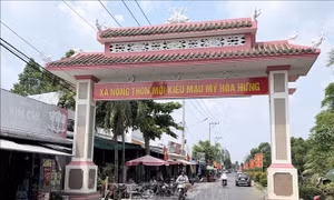 Mỹ Hòa Hưng được công nhận là xã đảo